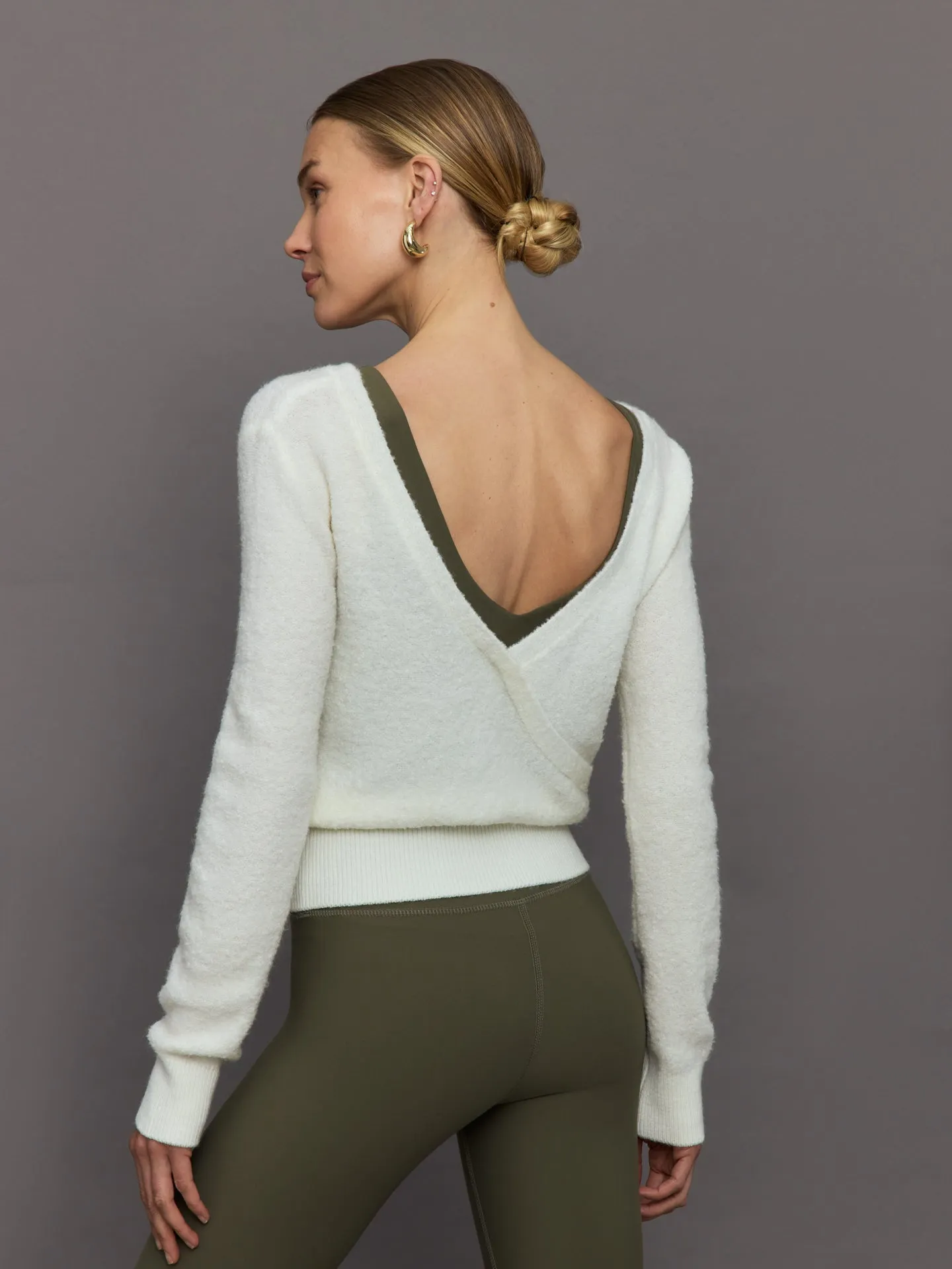 Reversible Boucle Sweater - Off White sold by Carbon38 product image thumbnail 3