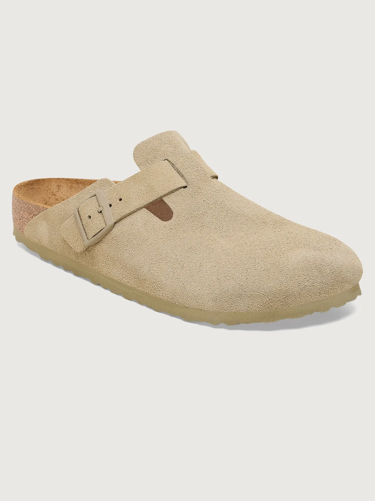 Boston - Suede/ Faded Khaki sold by Carbon38