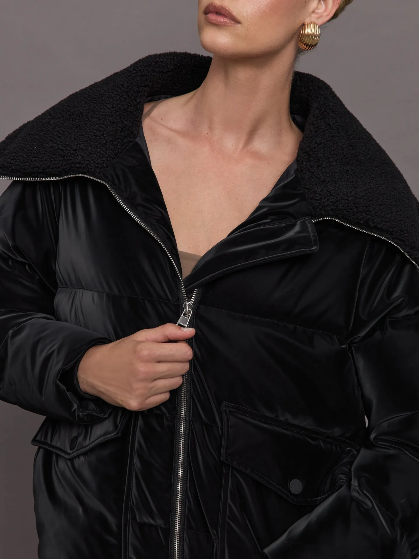 Roseville Short Puffer - Black sold by Carbon38 product image thumbnail 5