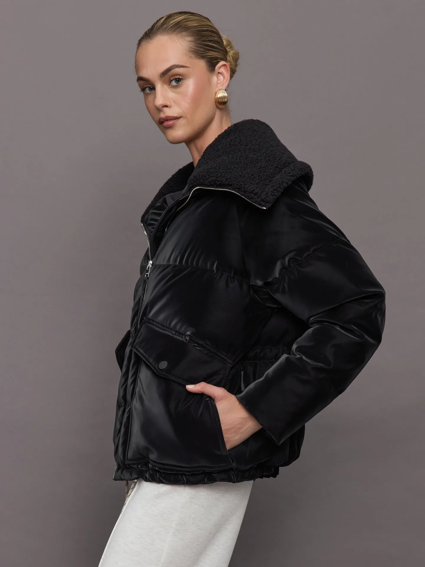 Roseville Short Puffer - Black sold by Carbon38 product image thumbnail 3