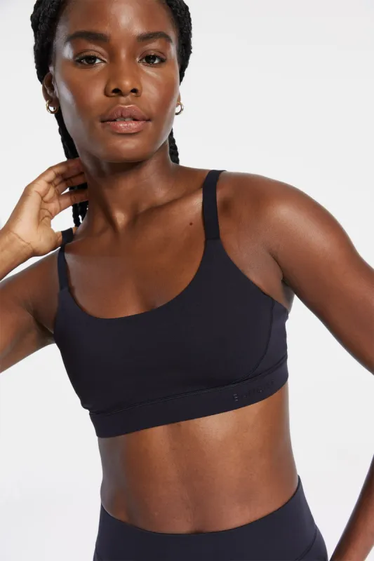 Flow Low Impact Bra - Black sold by Carbon38