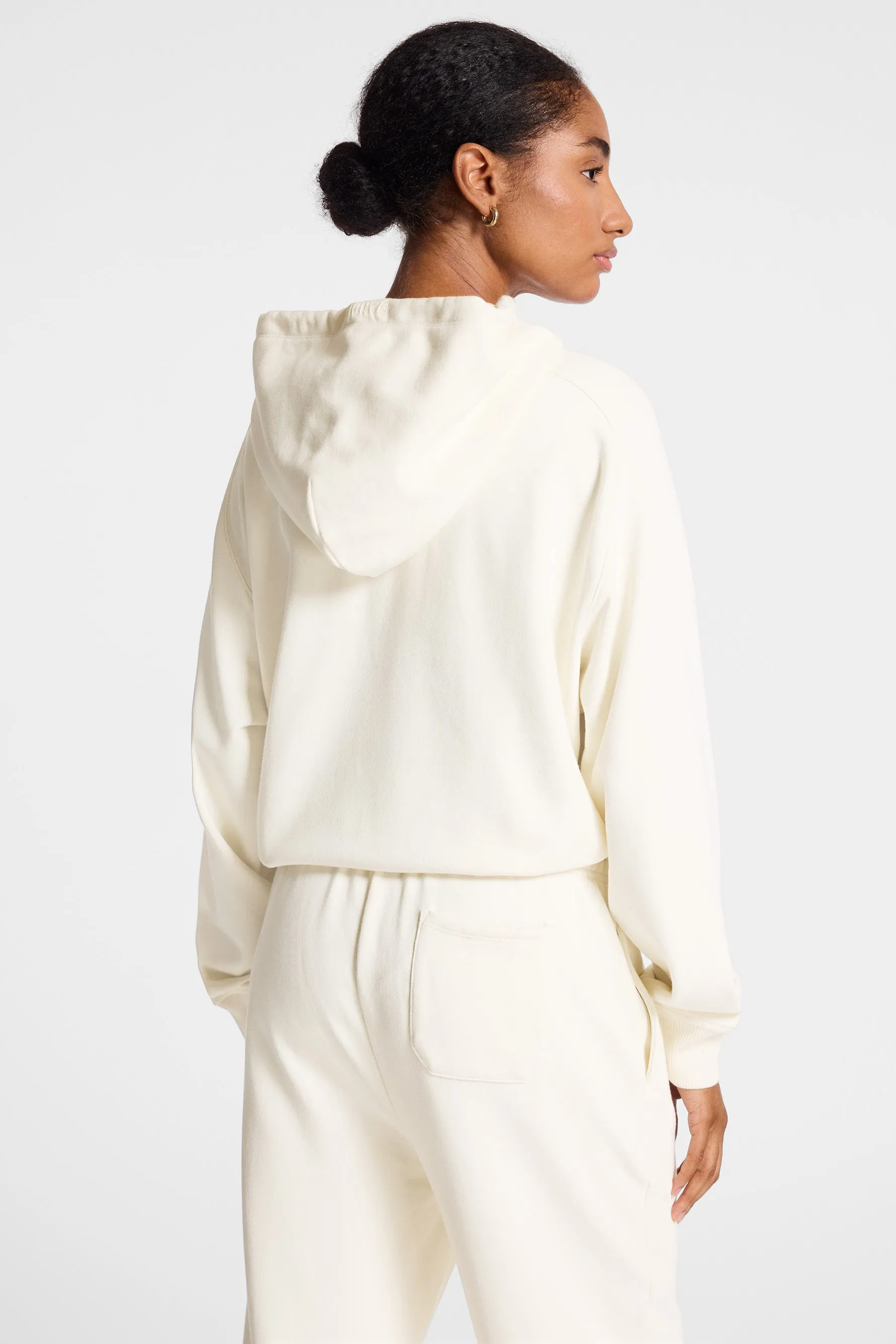 Classic Logo Terry Hoodie - Gardenia sold by Carbon38 product image thumbnail 3