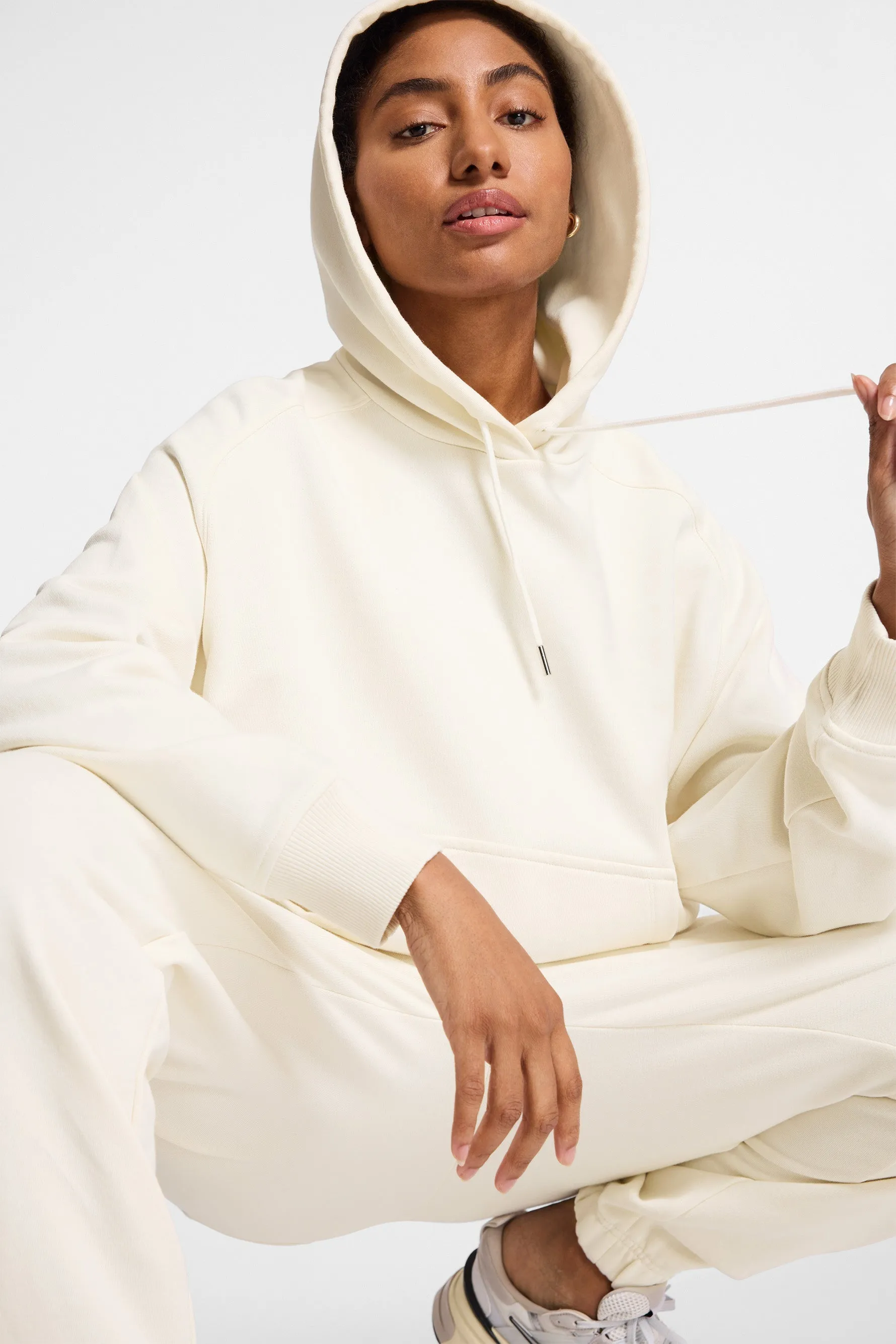 Classic Logo Terry Hoodie - Gardenia sold by Carbon38