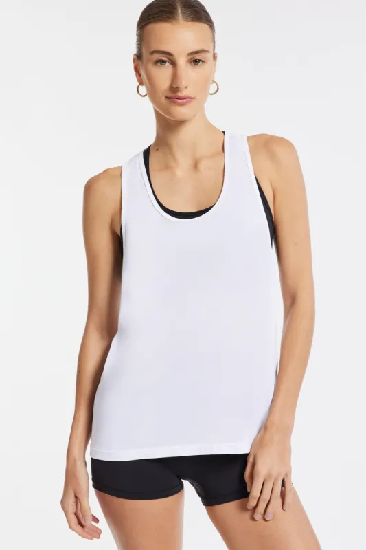 Featherweight Tank - White sold by Carbon38