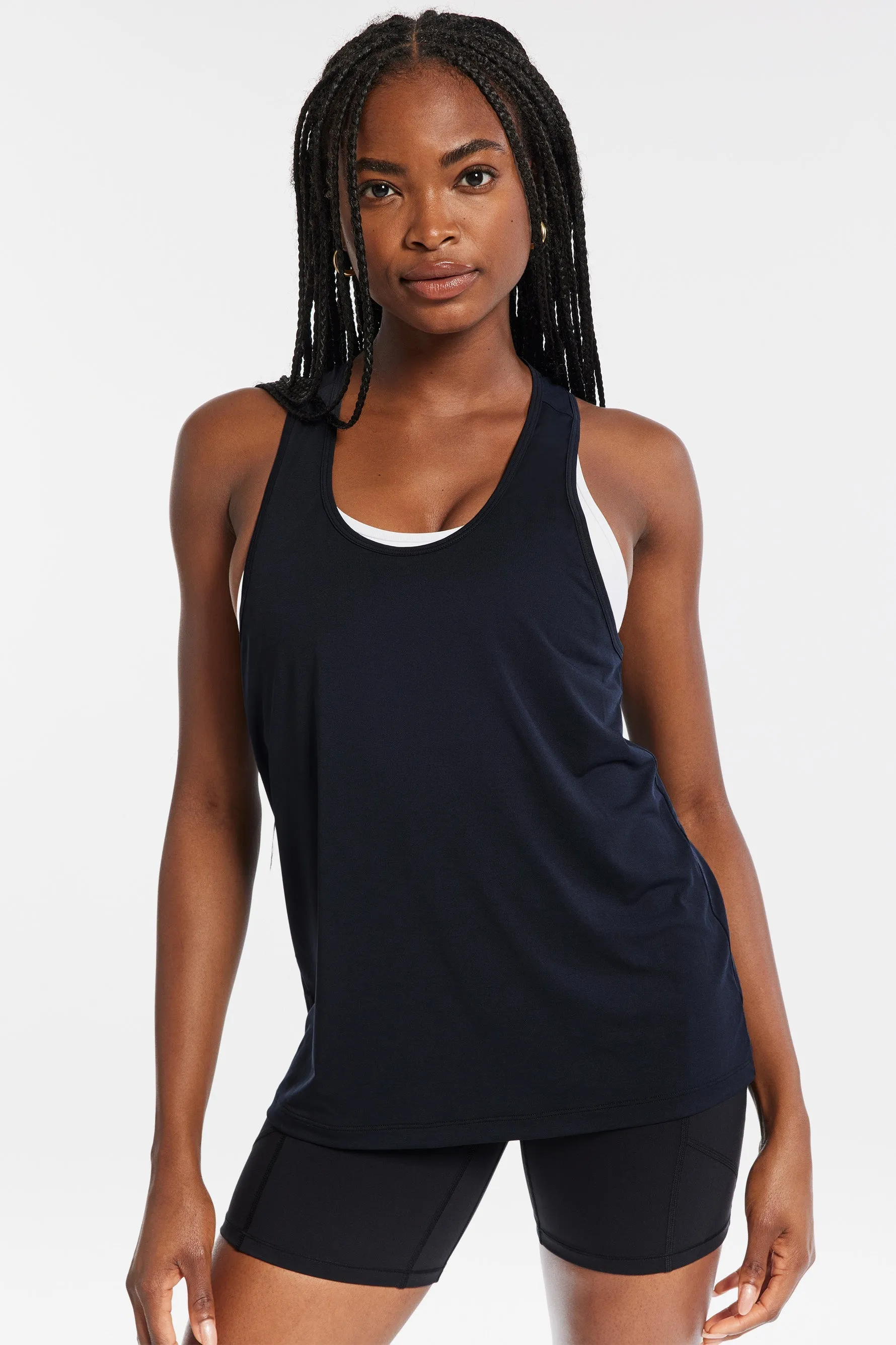 Featherweight Tank - Black sold by Carbon38