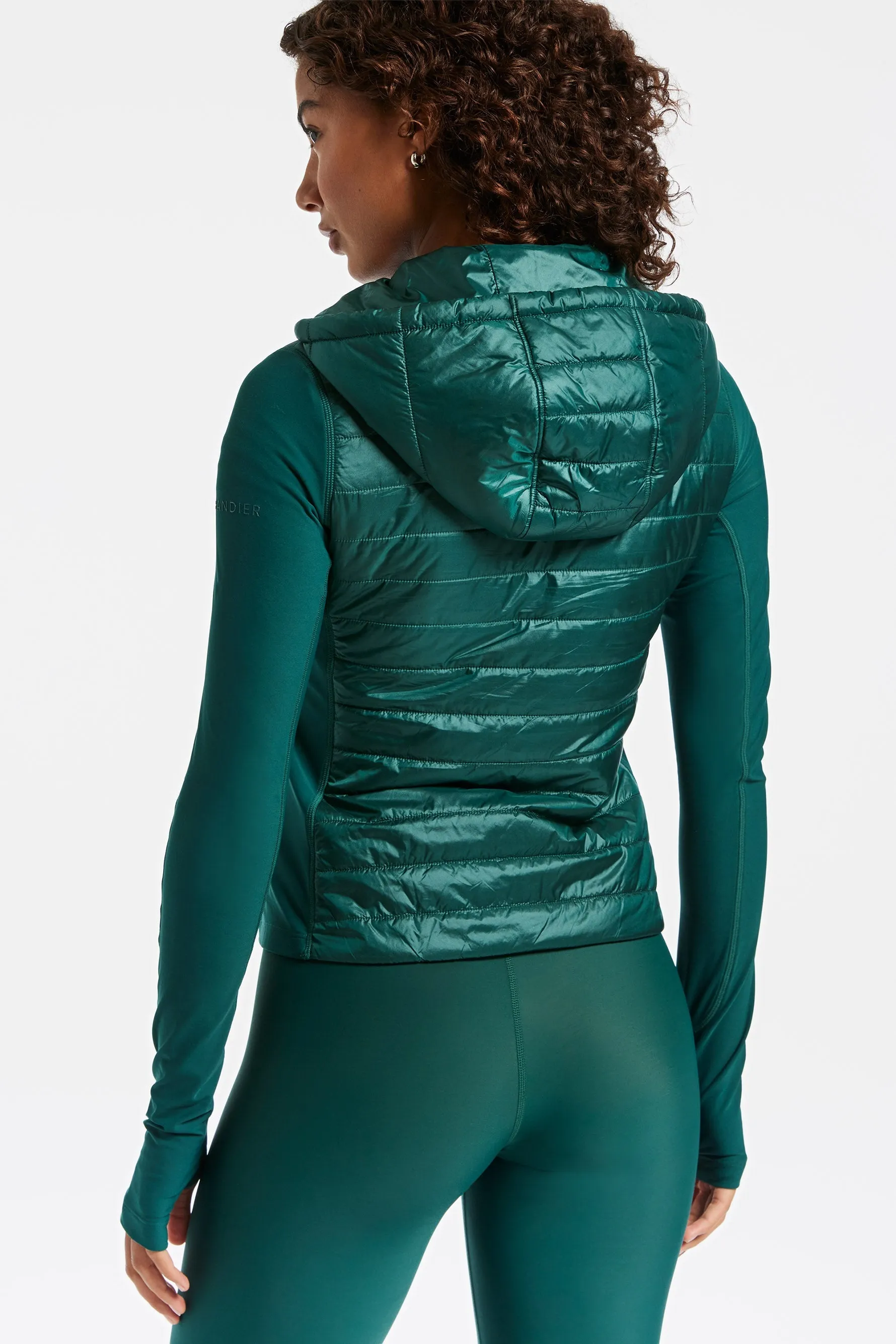 Pro Fleece Mix Puffer Full Zip Jacket-Botanical Garden sold by Carbon38 product image thumbnail 5