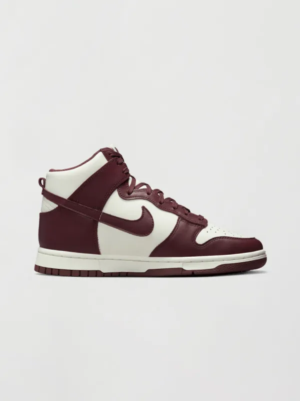 Nike Dunk High - BURGUNDY CRUSH/BURGUNDY CRUSH-SAIL sold by Carbon38