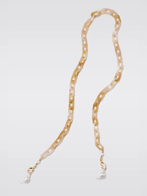 Mini Acetate Mask/sunny Chain - Creme sold by Carbon38