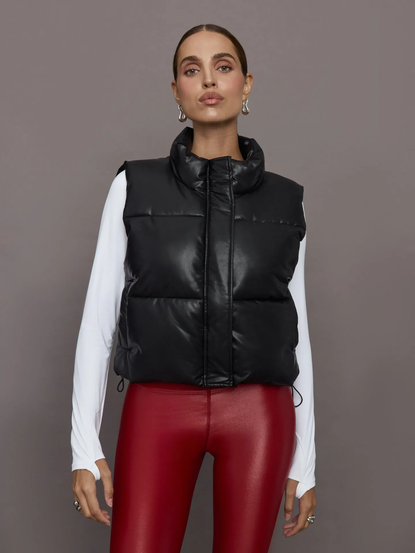 Quilted Puffer Vest - Black sold by Carbon38