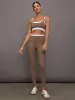 Double Layered Contrast Bra in Melt - Caribou/ White sold by Carbon38