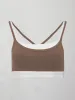 Double Layered Contrast Bra in Melt - Caribou/ White sold by Carbon38