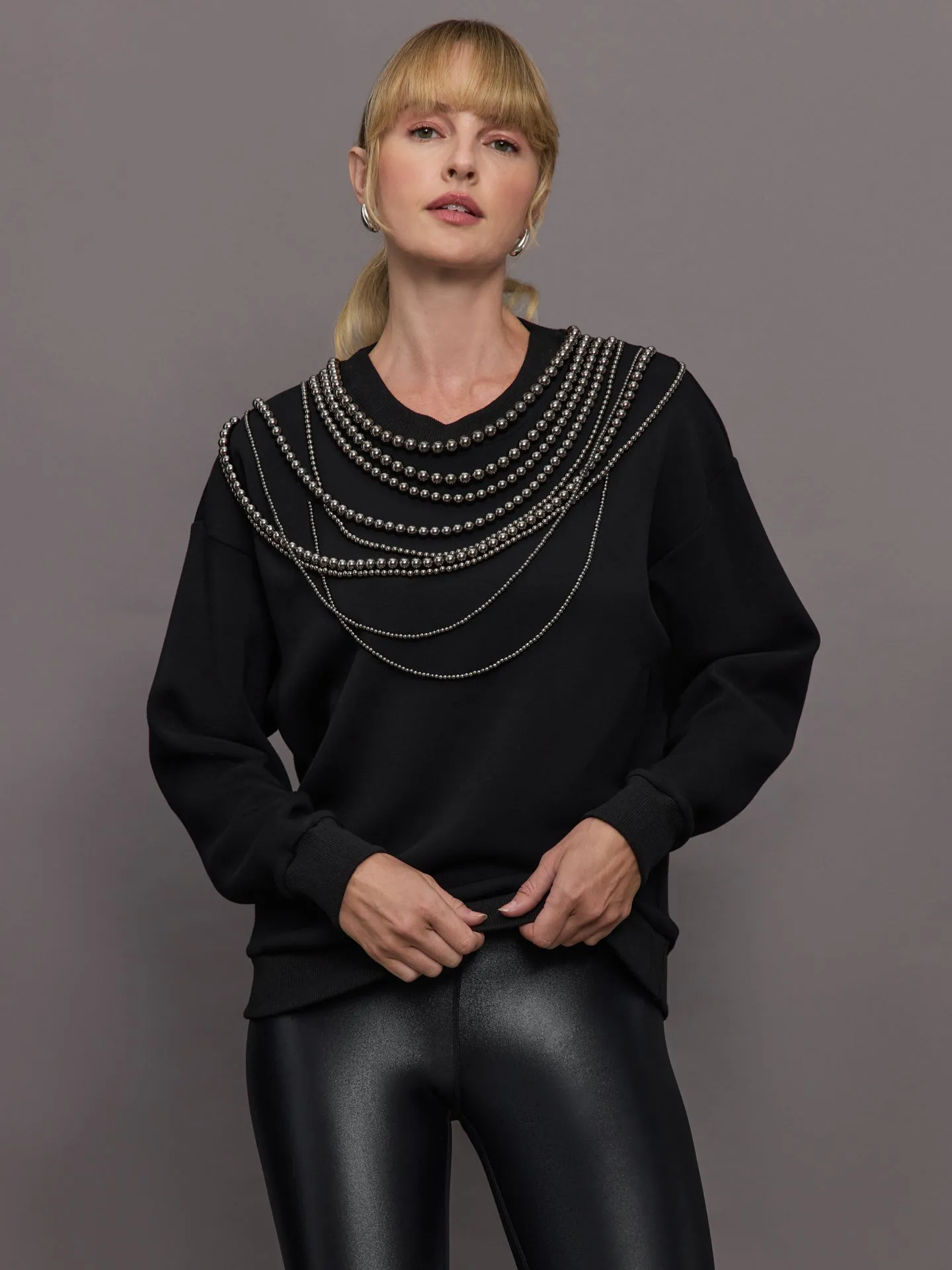 Pearl Sweatshirt - Black sold by Carbon38