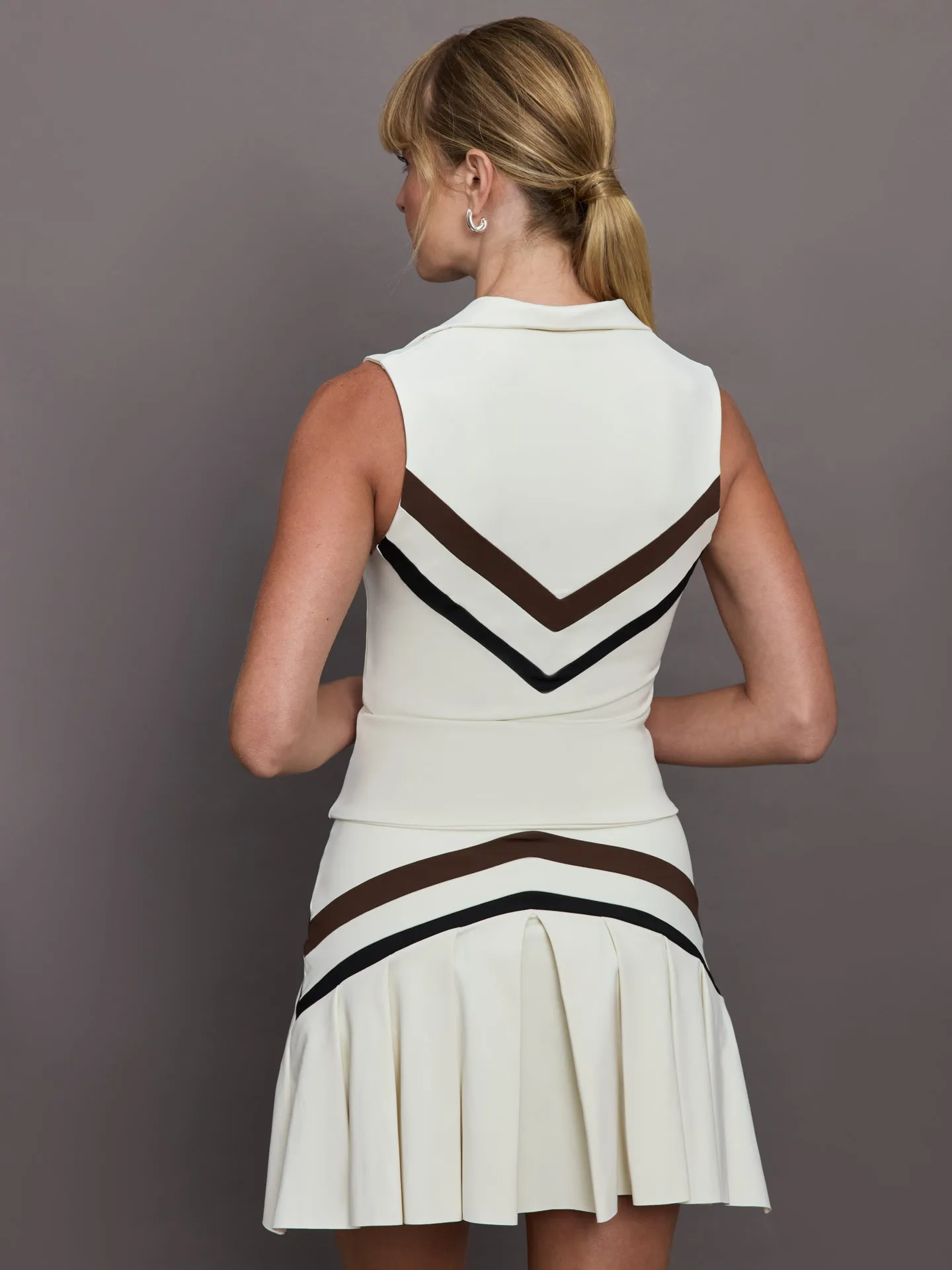 Serena Top - Chantilly / Dark Chocolate / Black sold by Carbon38 product image thumbnail 4
