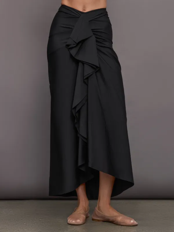 Barbuda Skirt - Black sold by Carbon38