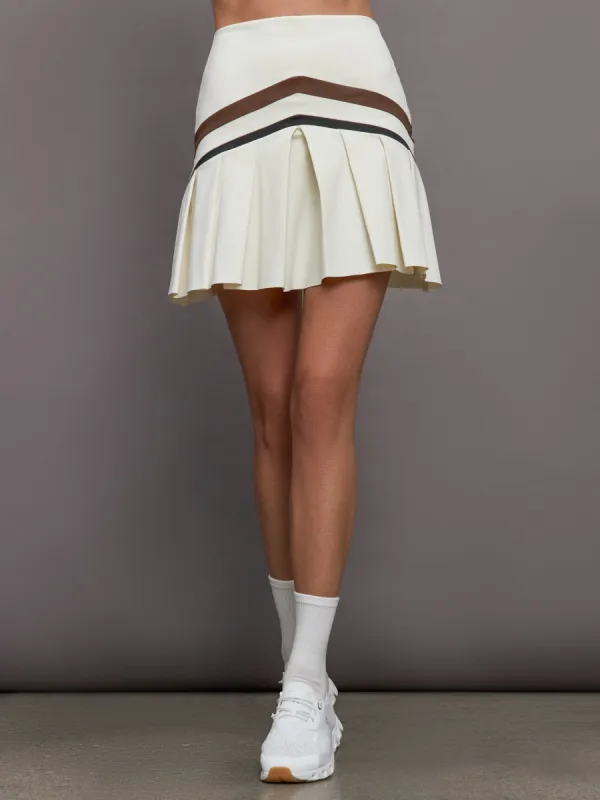 Serena Skirt - Chantilly / Dark Chocolate / Black sold by Carbon38