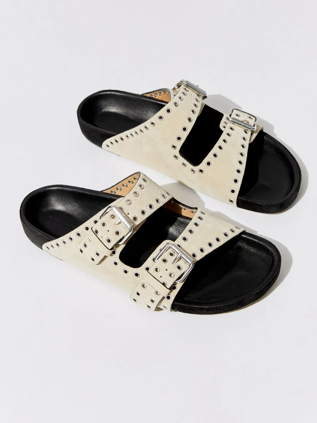 Lennyo Buckle Slide - Ecru sold by Carbon38 product image thumbnail 2