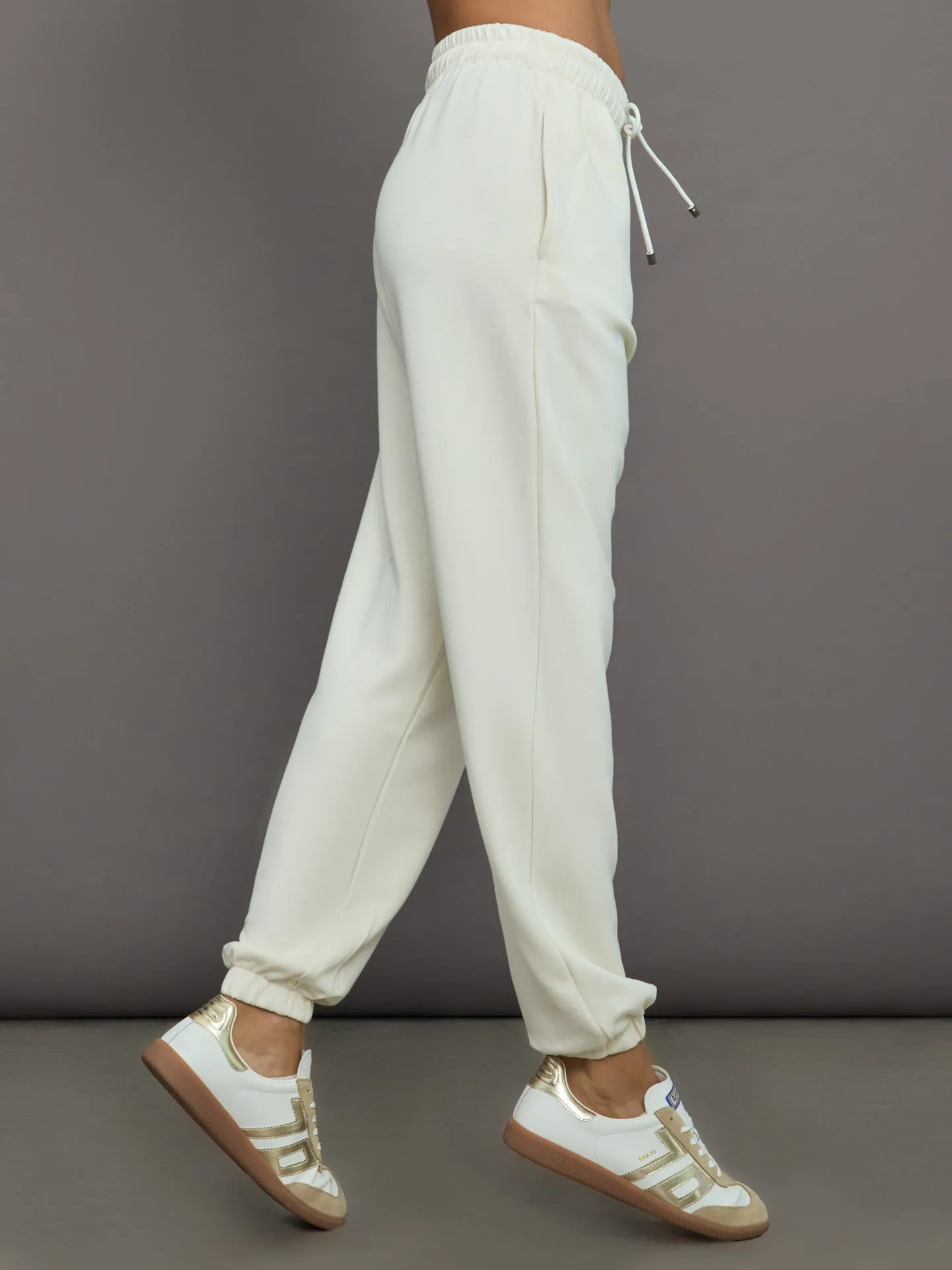 Cleo Cupro Track Pant - Ivory sold by Carbon38 product image thumbnail 4