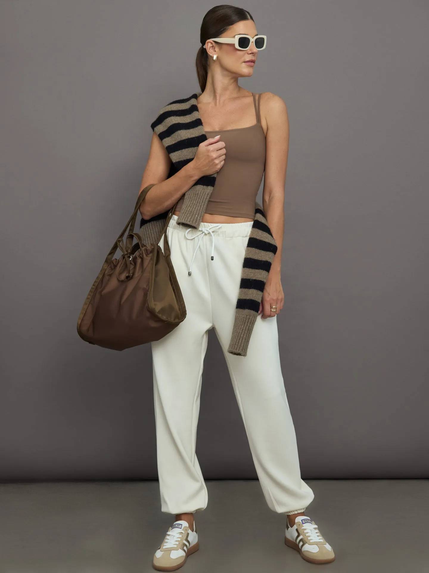 Cleo Cupro Track Pant - Ivory sold by Carbon38 product image thumbnail 2