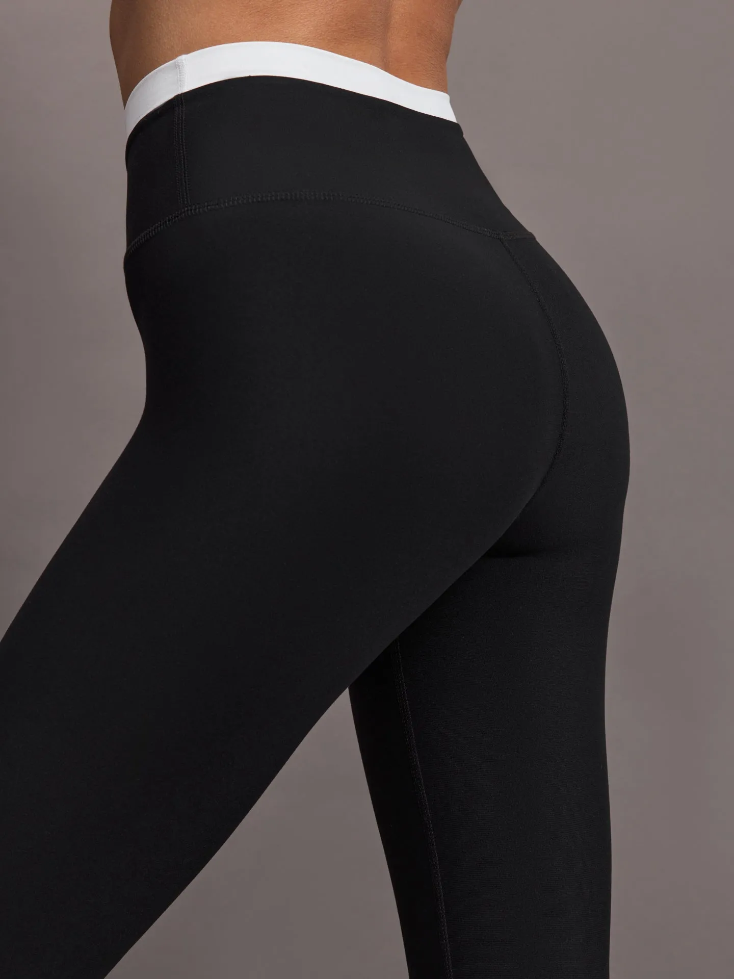 Contrast Waistband Legging in Melt - Black/White sold by Carbon38 product image thumbnail 5