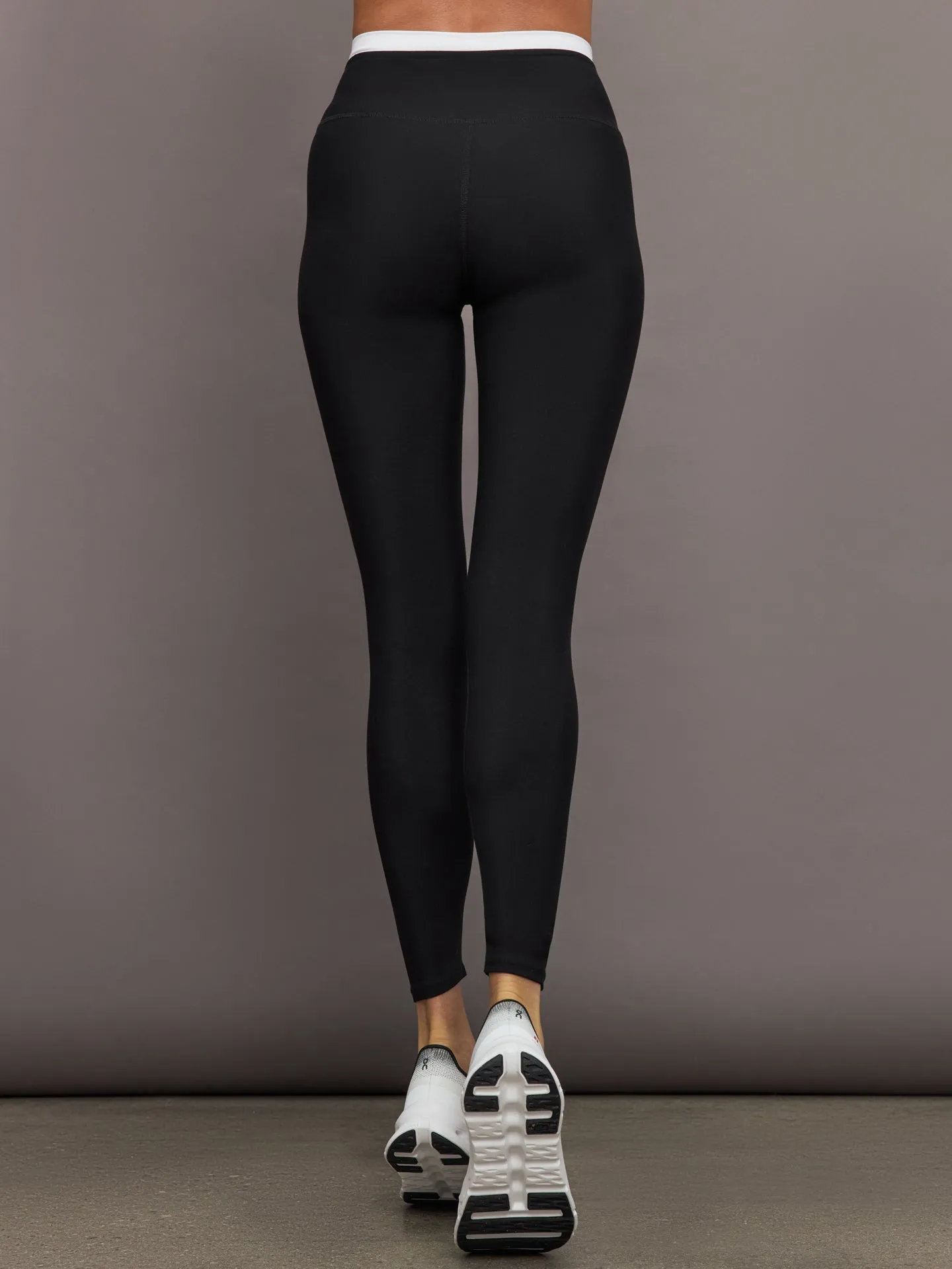 Contrast Waistband Legging in Melt - Black/White sold by Carbon38 product image thumbnail 4