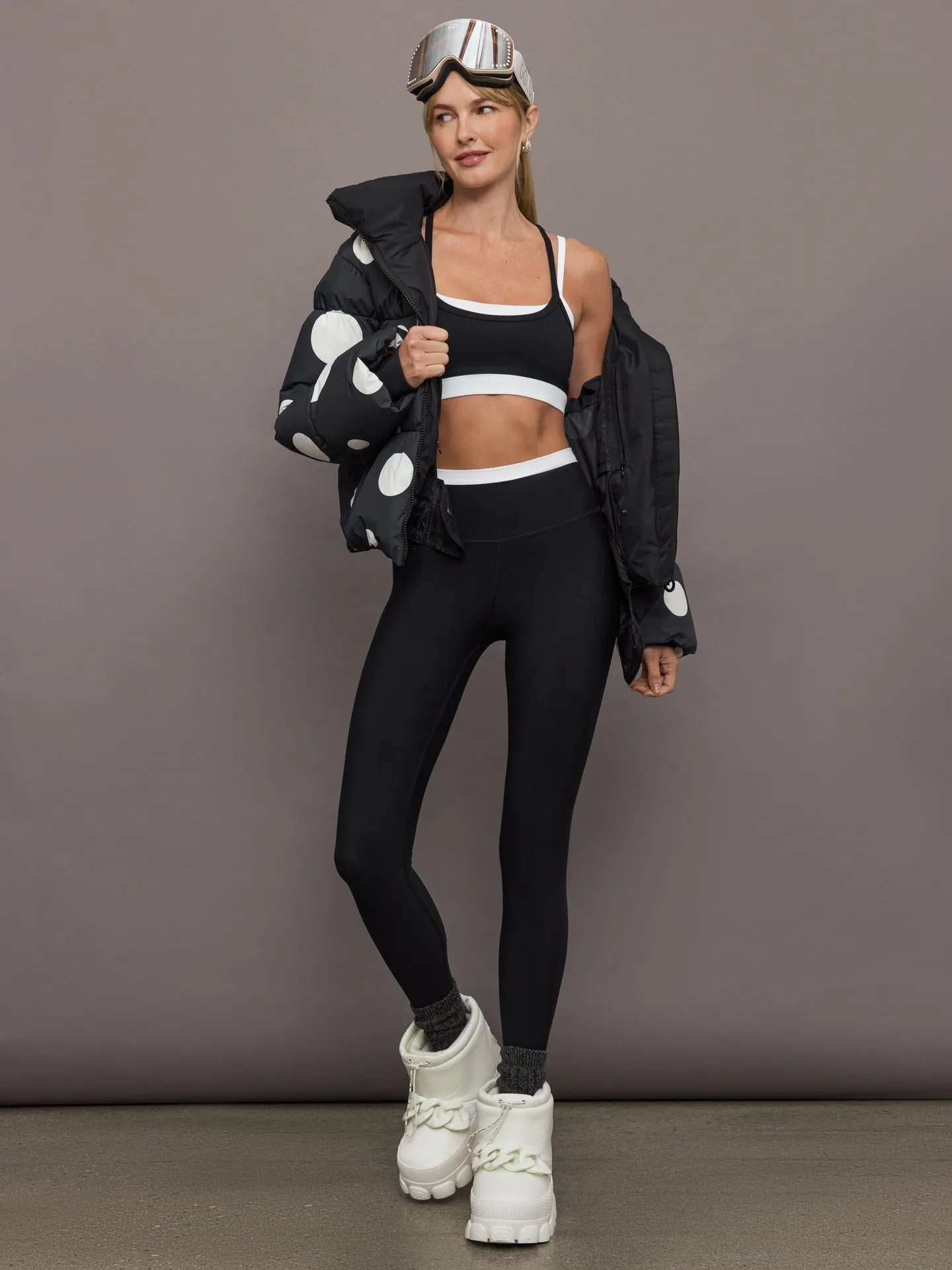 Contrast Waistband Legging in Melt - Black/White sold by Carbon38 product image thumbnail 2