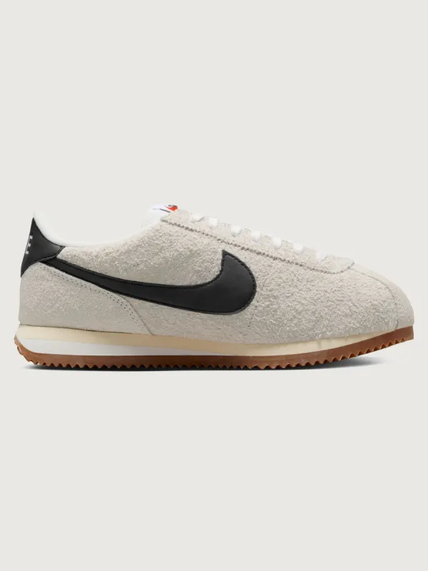 Nike Cortez Vintage Suede - Summit White/Black / Muslin Gum /Med Brown sold by Carbon38