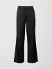 Satin Straight Leg Pant - Black sold by Carbon38