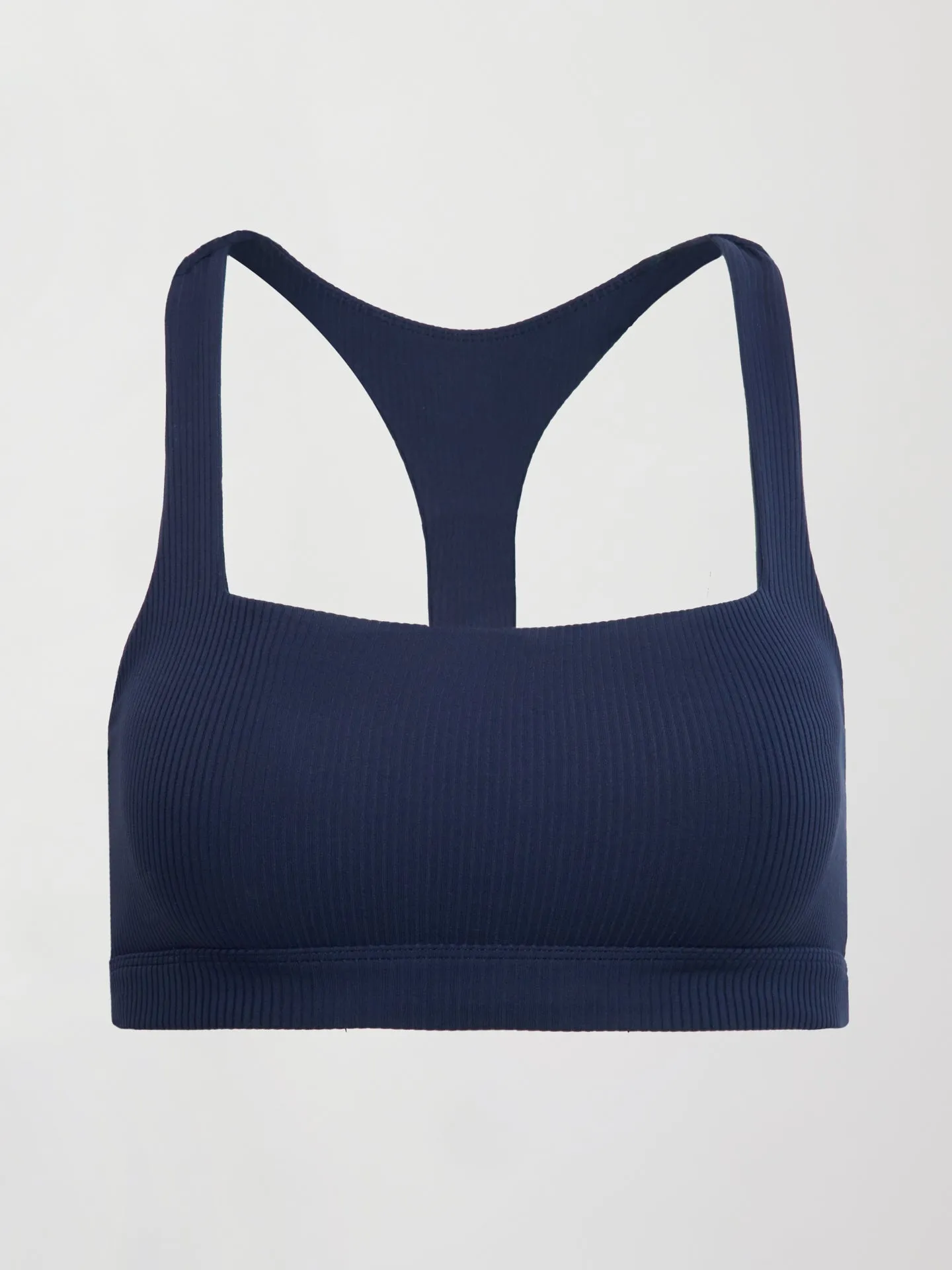 Racerback Bra in Ribbed Melt - True Navy sold by Carbon38 product image thumbnail 5