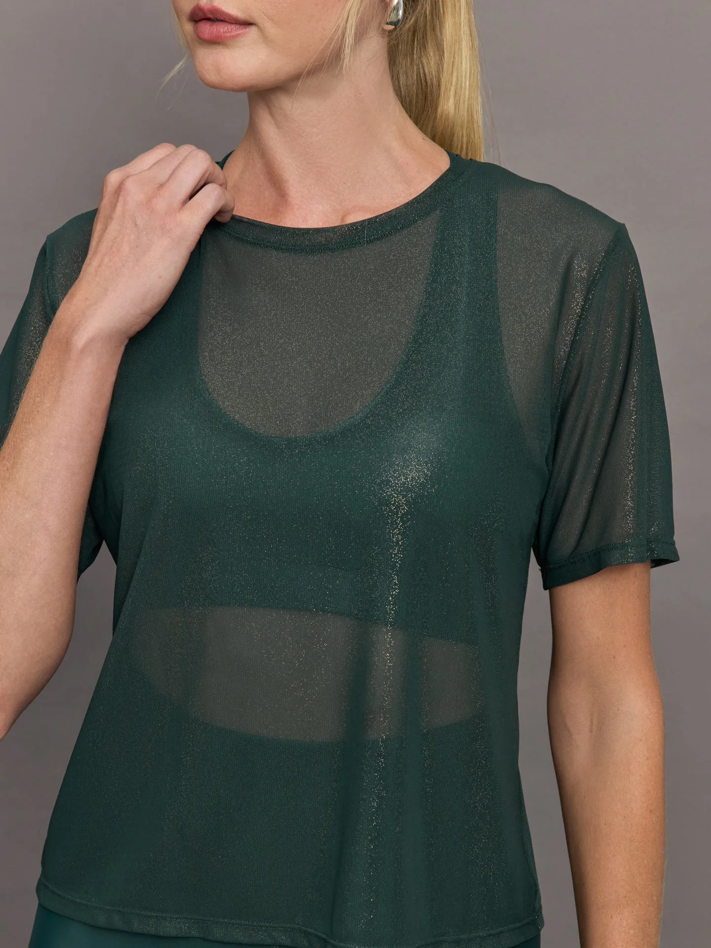 Liquid Mesh Tee Shirt - Ponderosa Pine sold by Carbon38 product image thumbnail 3