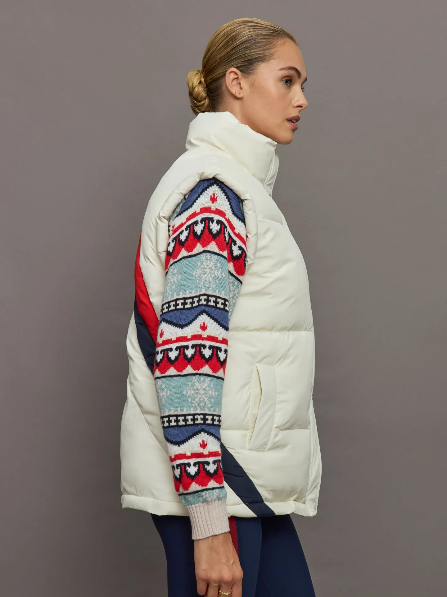 Pinnacle Oslo Puffer Gilet - Natural sold by Carbon38 product image thumbnail 5