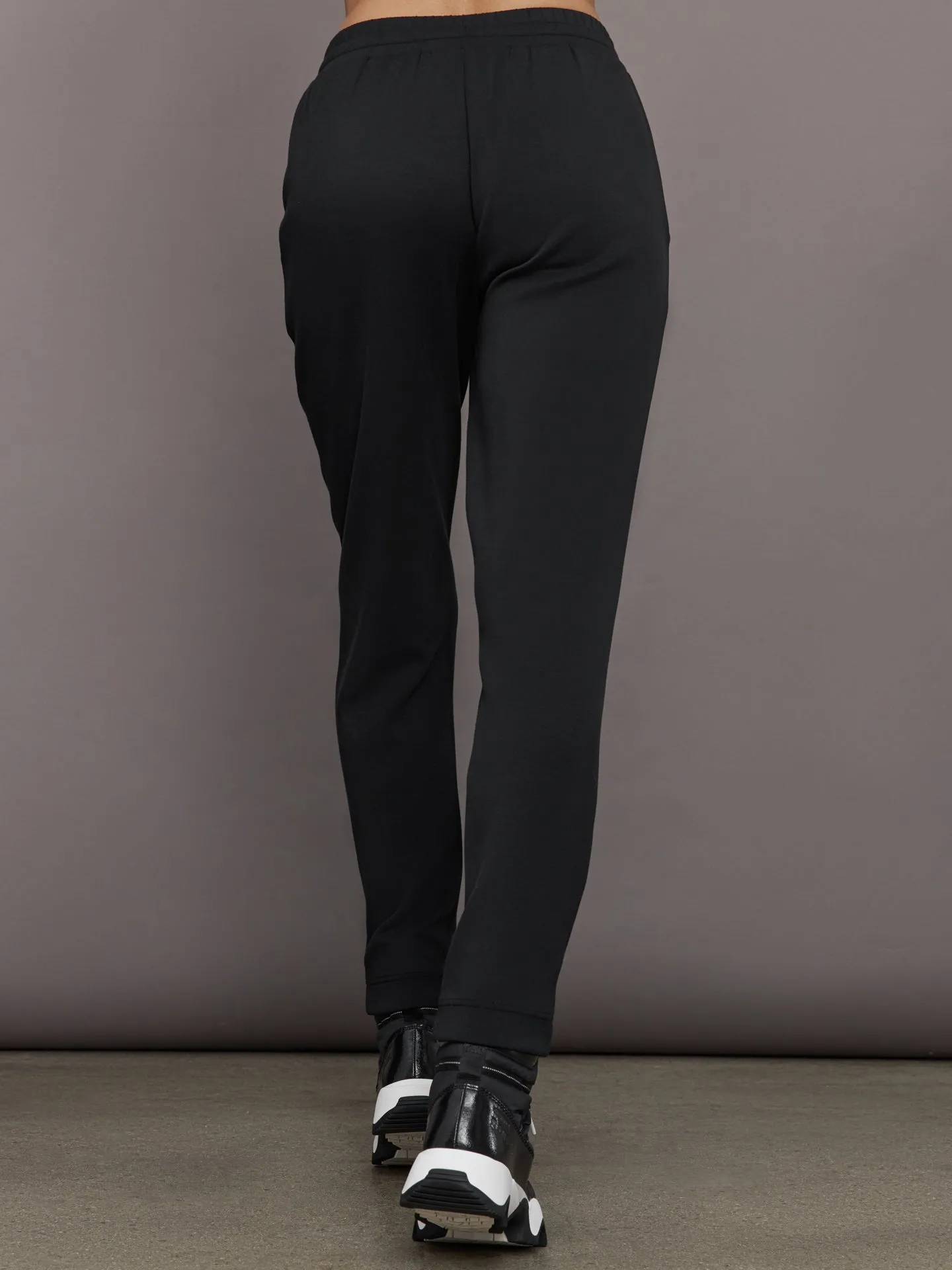 Tapered Leg Jogger in Interlock - Black sold by Carbon38 product image thumbnail 4