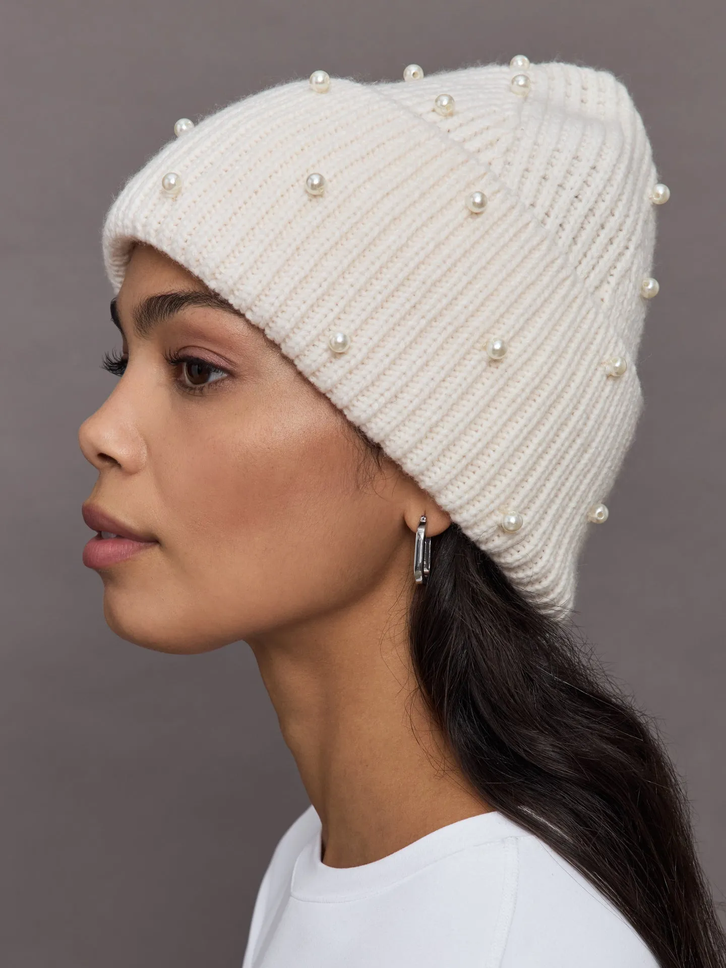 Hope Beanie - Cream sold by Carbon38