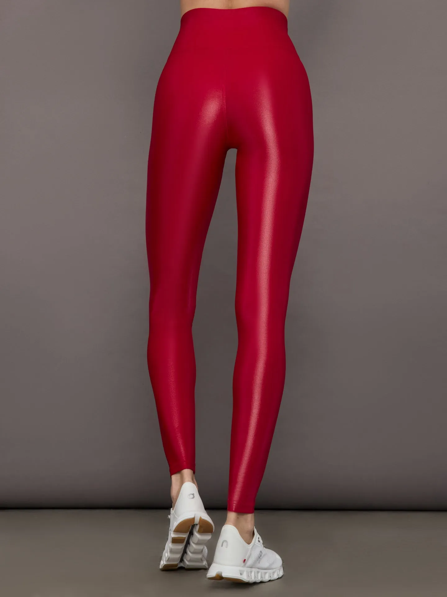 High Rise Full-length Legging in Takara Shine - Crimson Red sold by Carbon38 product image thumbnail 4