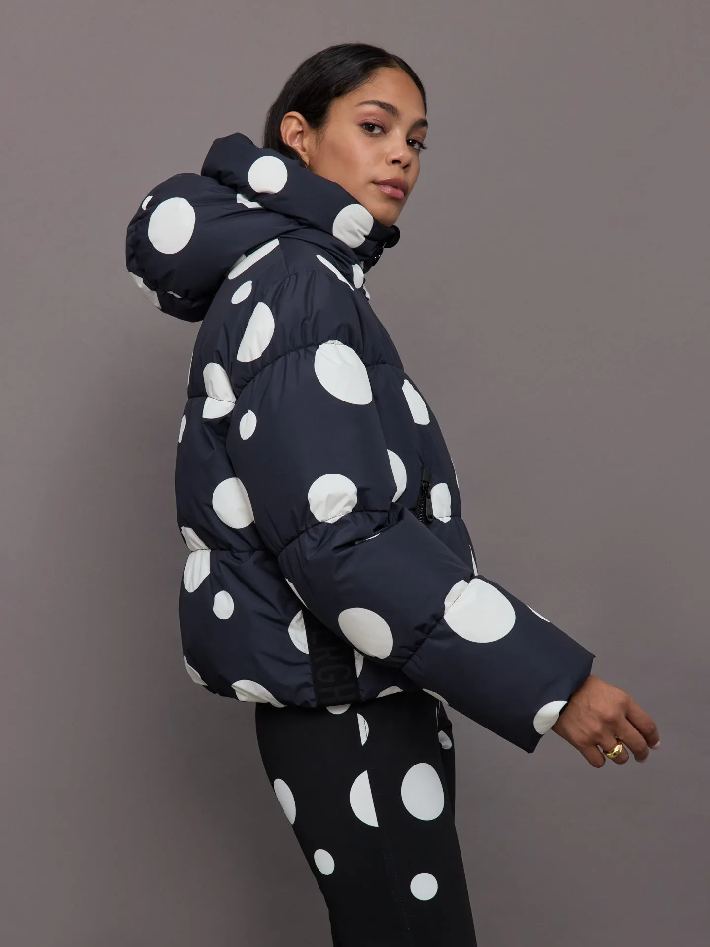 Grand Ski Jacket - Dot Black sold by Carbon38 product image thumbnail 3