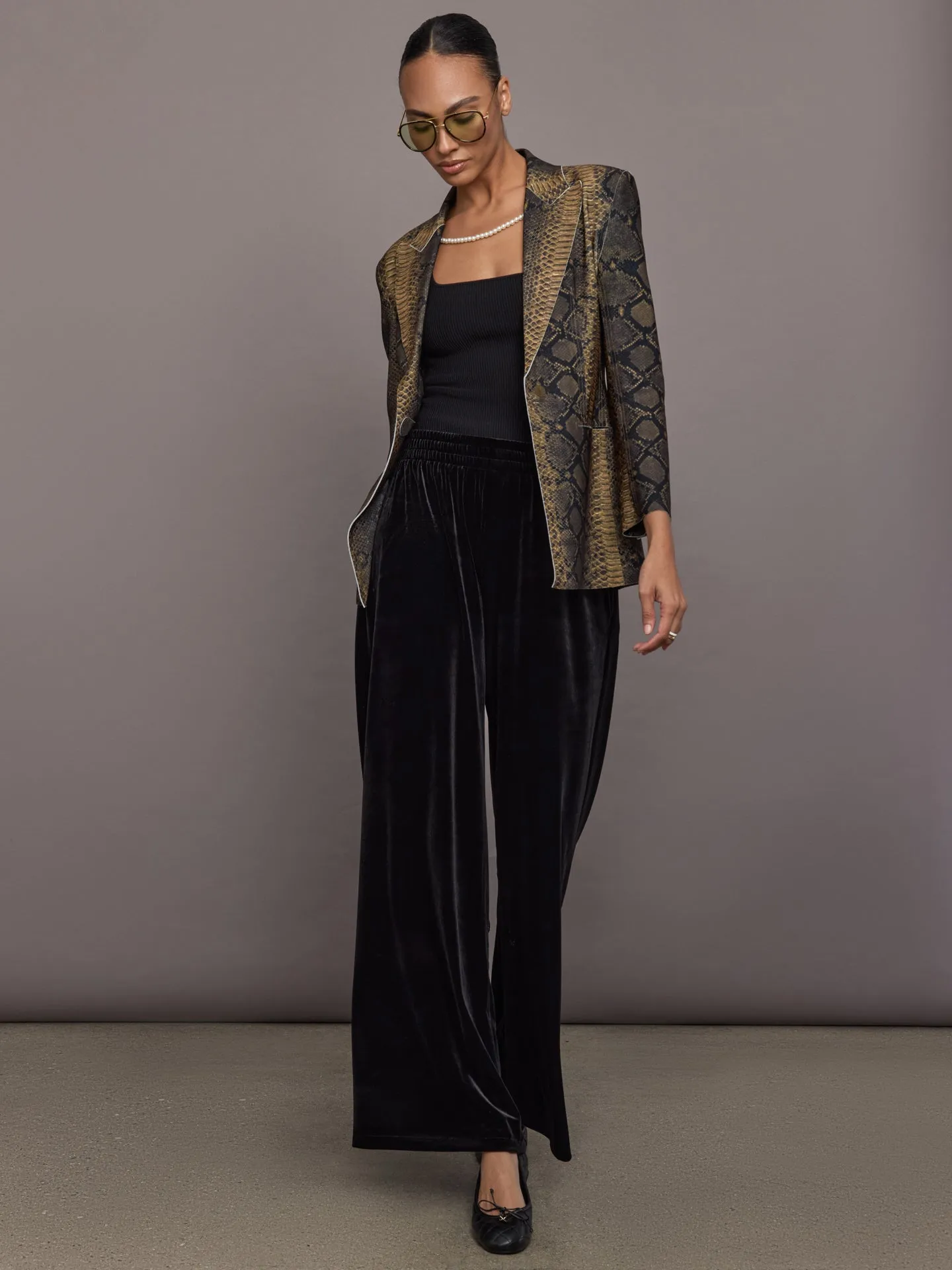 Classic Single Breasted Jacket - Python sold by Carbon38 product image thumbnail 2