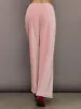 Wide Leg Pant in Velour - Blush sold by Carbon38