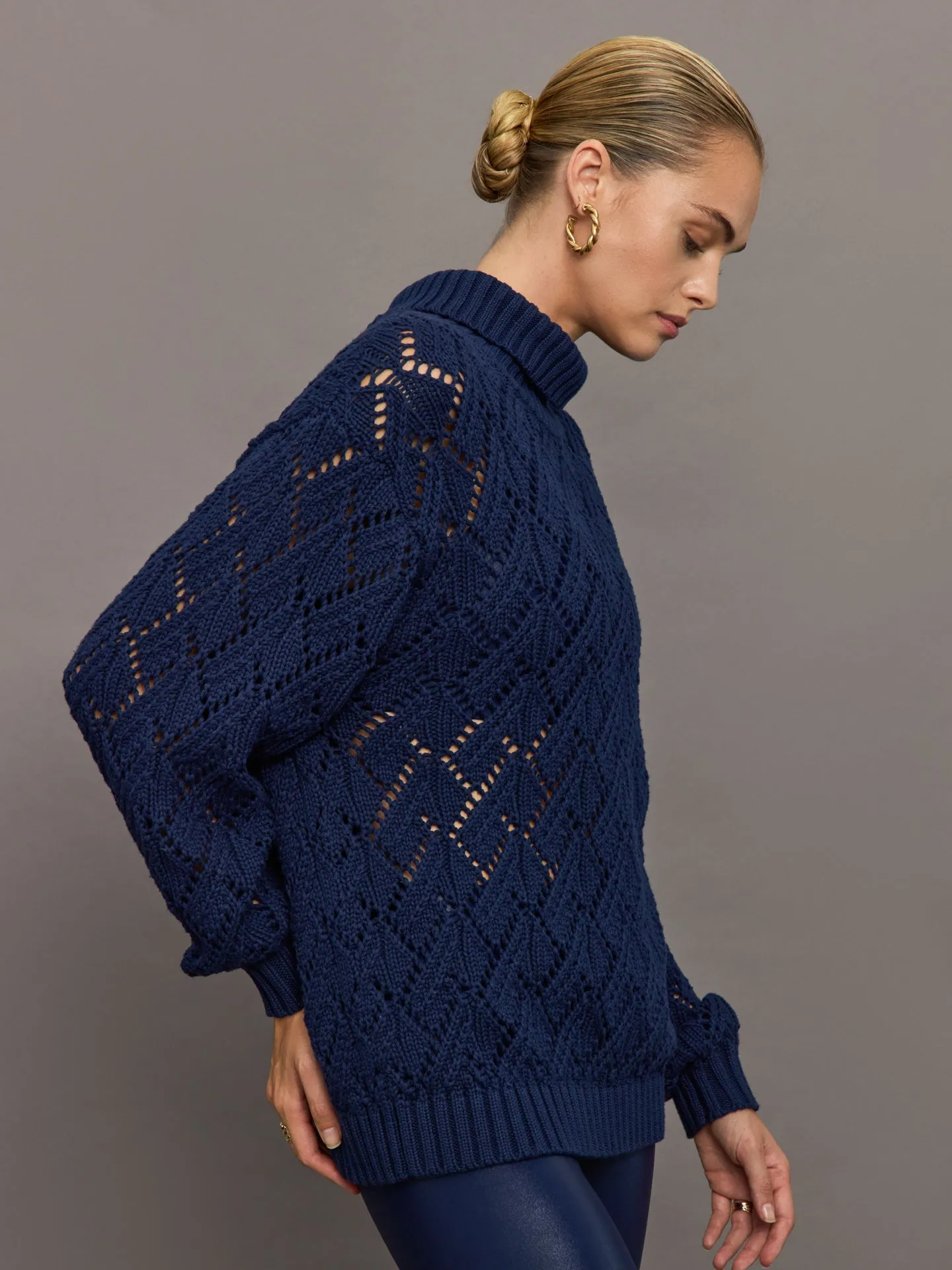 Clementine Knit Crew - Navy sold by Carbon38 product image thumbnail 4