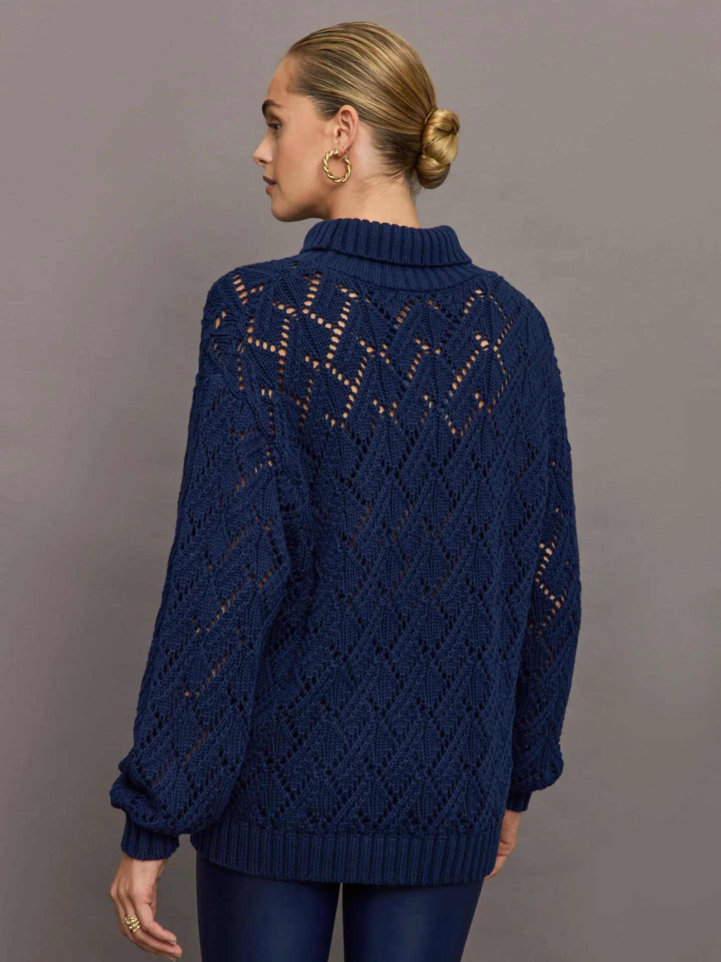 Clementine Knit Crew - Navy sold by Carbon38 product image thumbnail 5