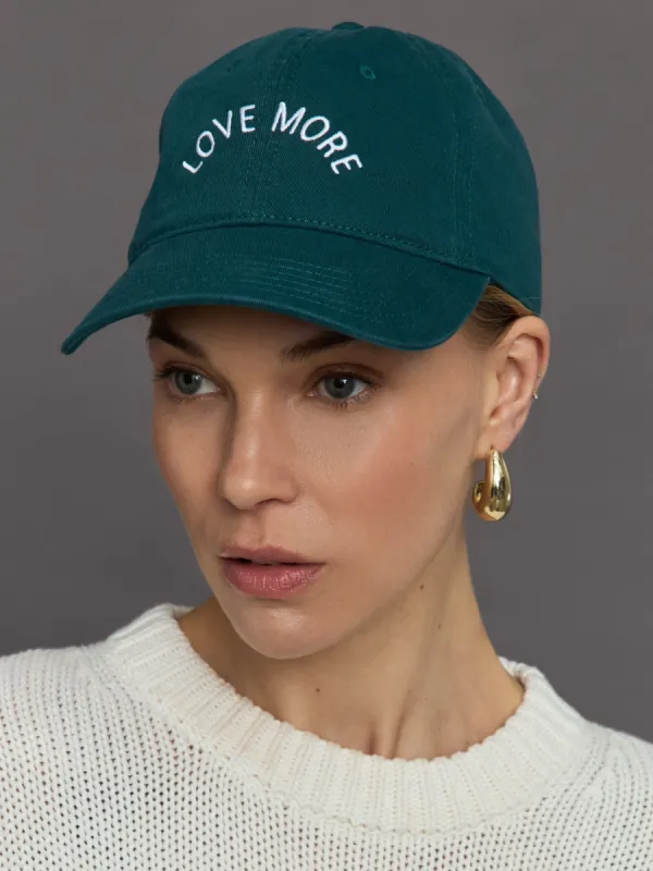 Love More Hat - Emerald sold by Carbon38
