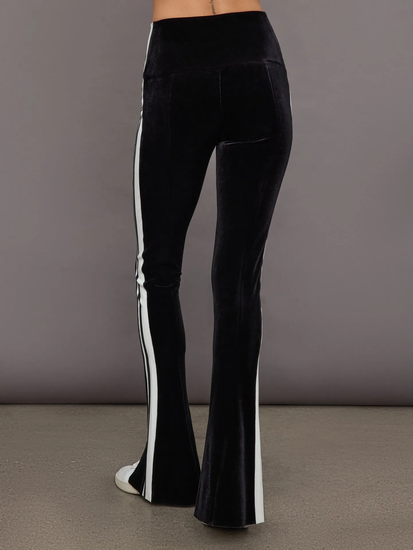 Side Stripe Spat Legging - Black/Offset Stripe sold by Carbon38 product image thumbnail 4