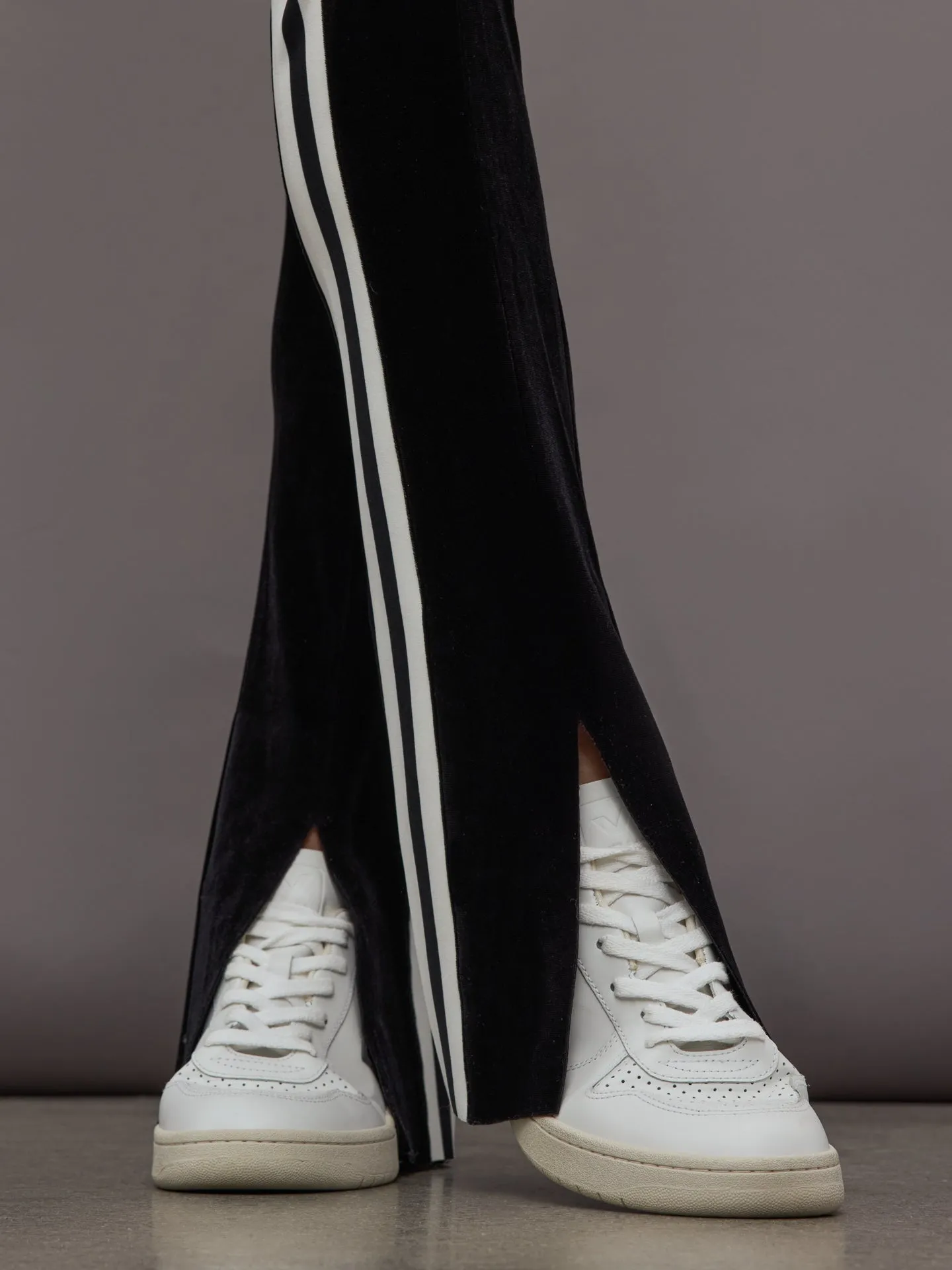 Side Stripe Spat Legging - Black/Offset Stripe sold by Carbon38 product image thumbnail 5