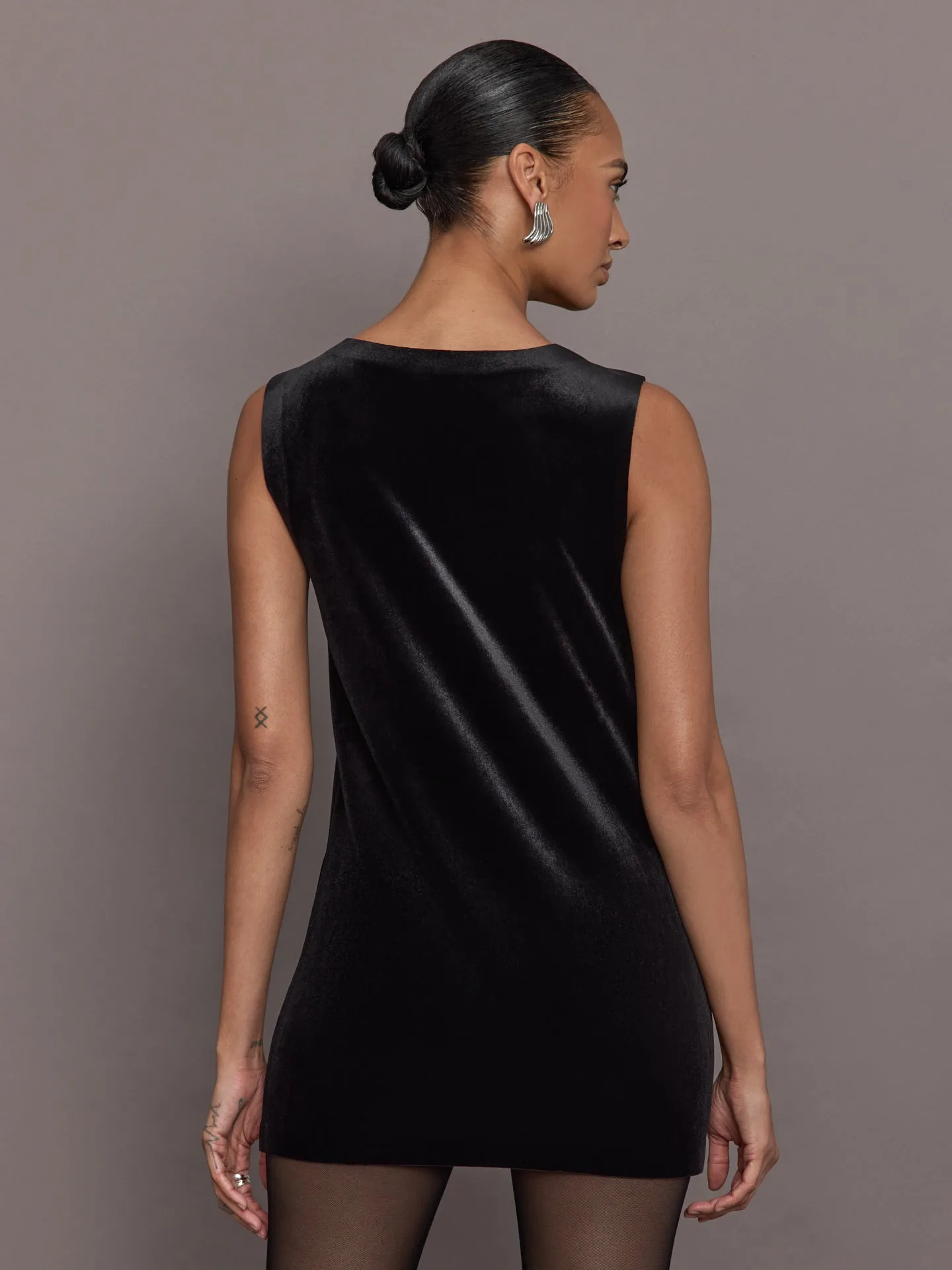 Sleeveless Mini Dress - Black sold by Carbon38 product image thumbnail 3