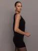 Sleeveless Mini Dress - Black sold by Carbon38