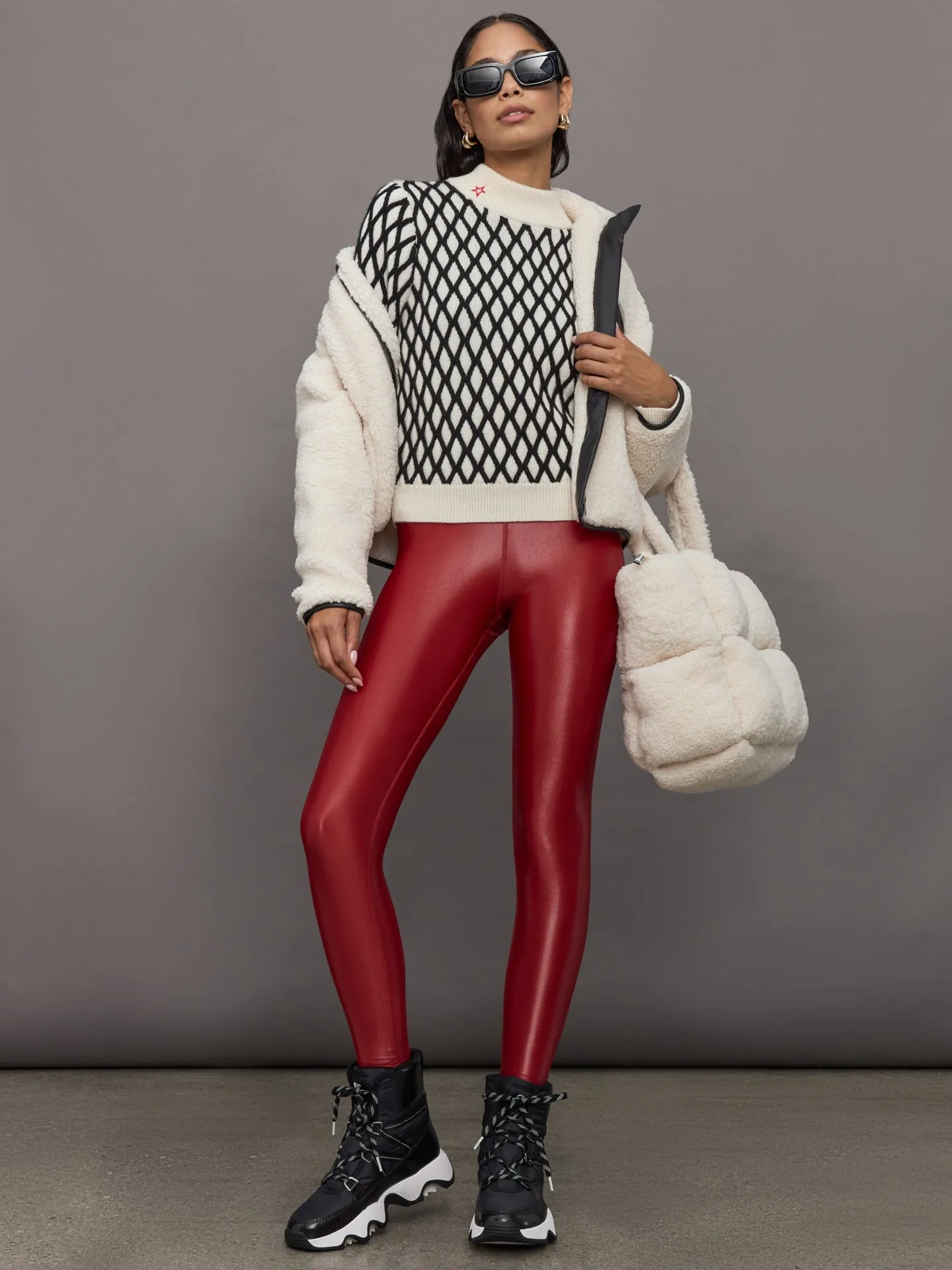 Carving Merino Wool Sweater - Black/Snow White sold by Carbon38 product image thumbnail 2