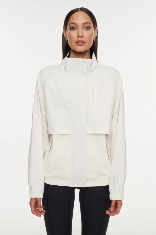 Soleil Sport Lightweight Jacket - Gardenia made by Carbon38