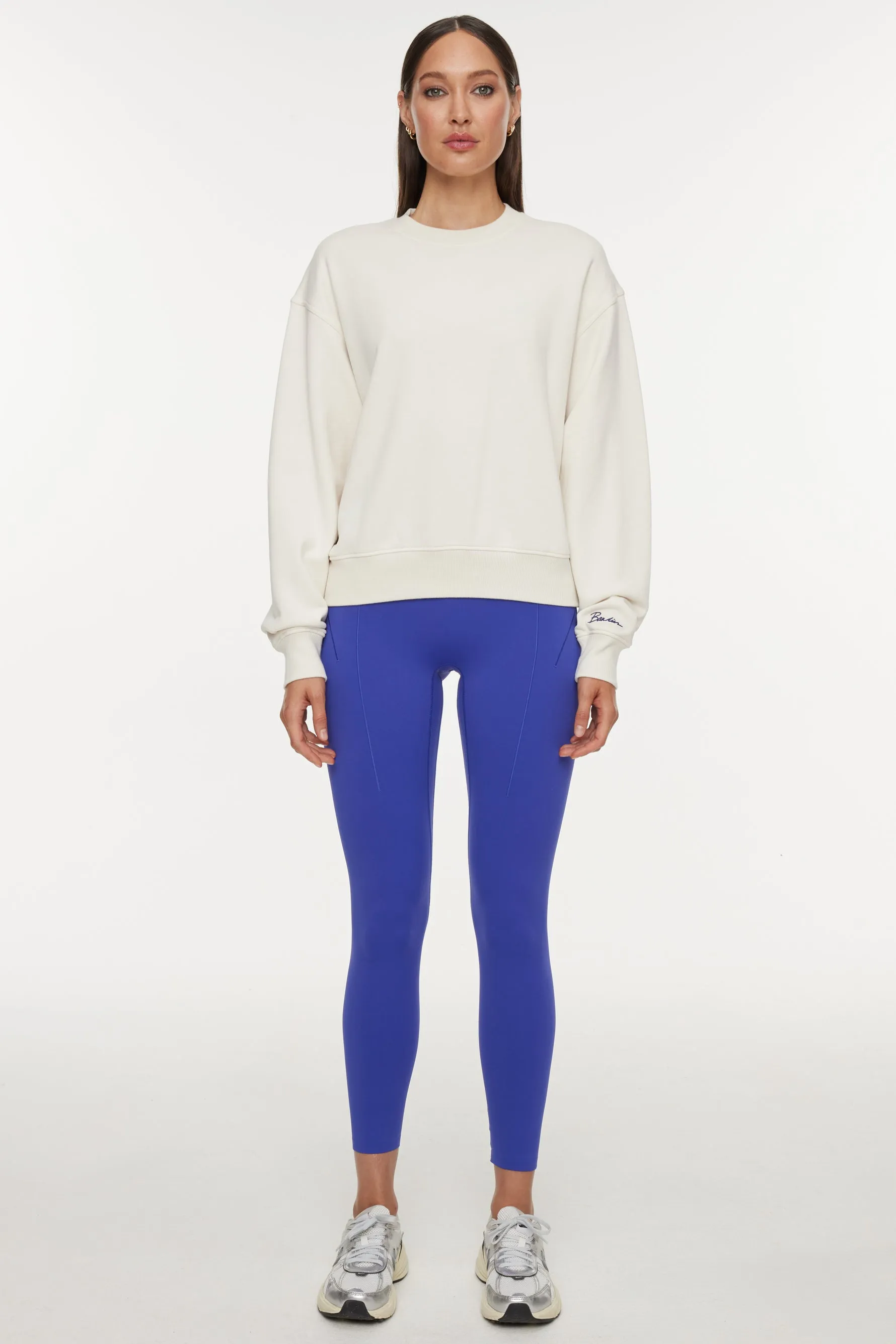Classic Soleil Sport Crew Neck Sweatshirt - Gardenia sold by Carbon38 product image thumbnail 5