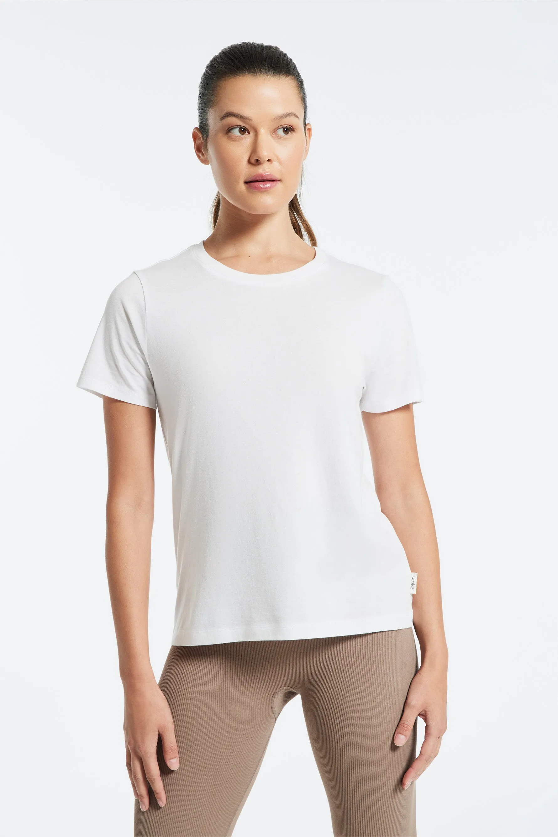 Cooper Classic Cotton Modal Tee - White sold by Carbon38