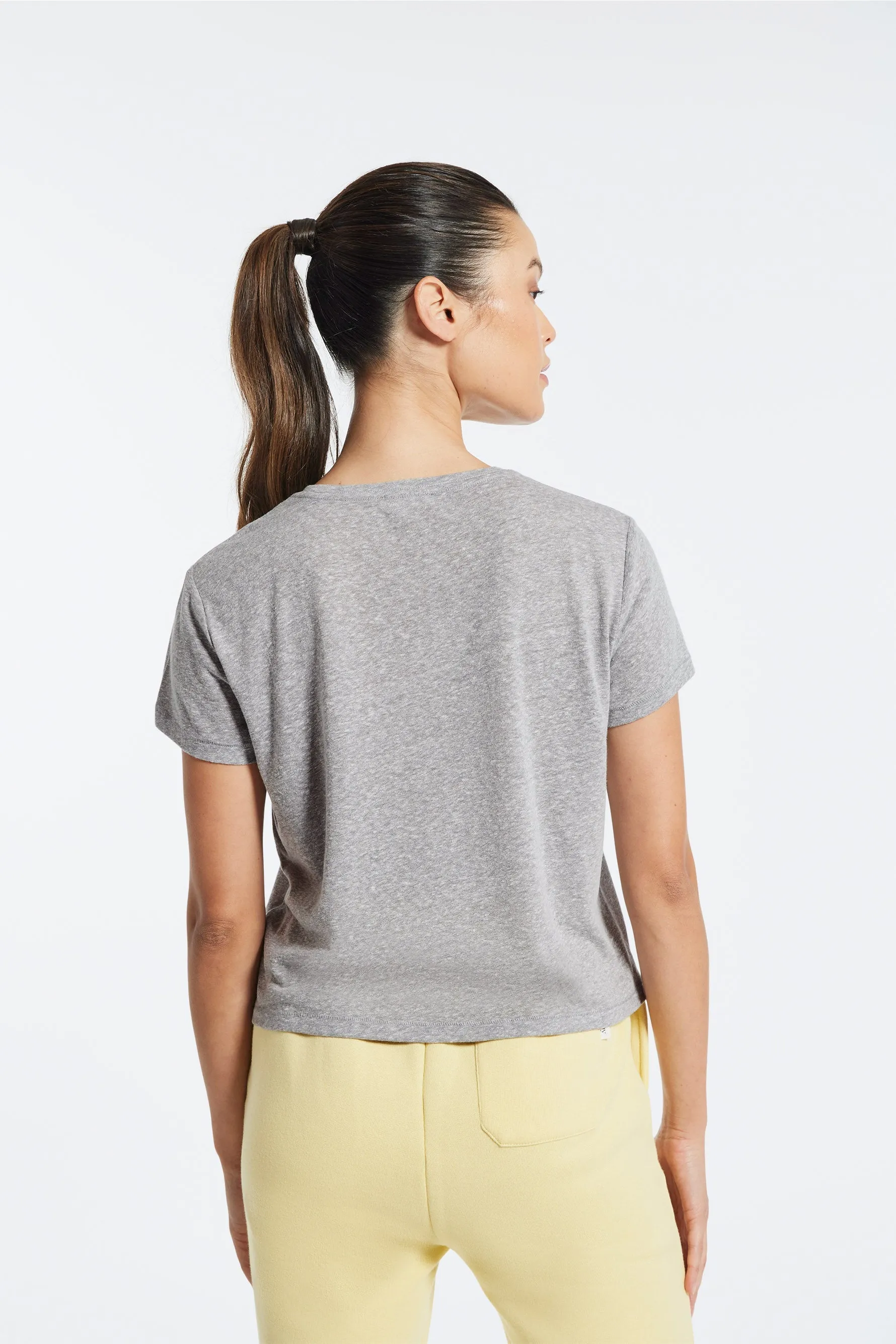 Bowery Boxy Tri-Blend Tee - Heather Grey sold by Carbon38 product image thumbnail 2
