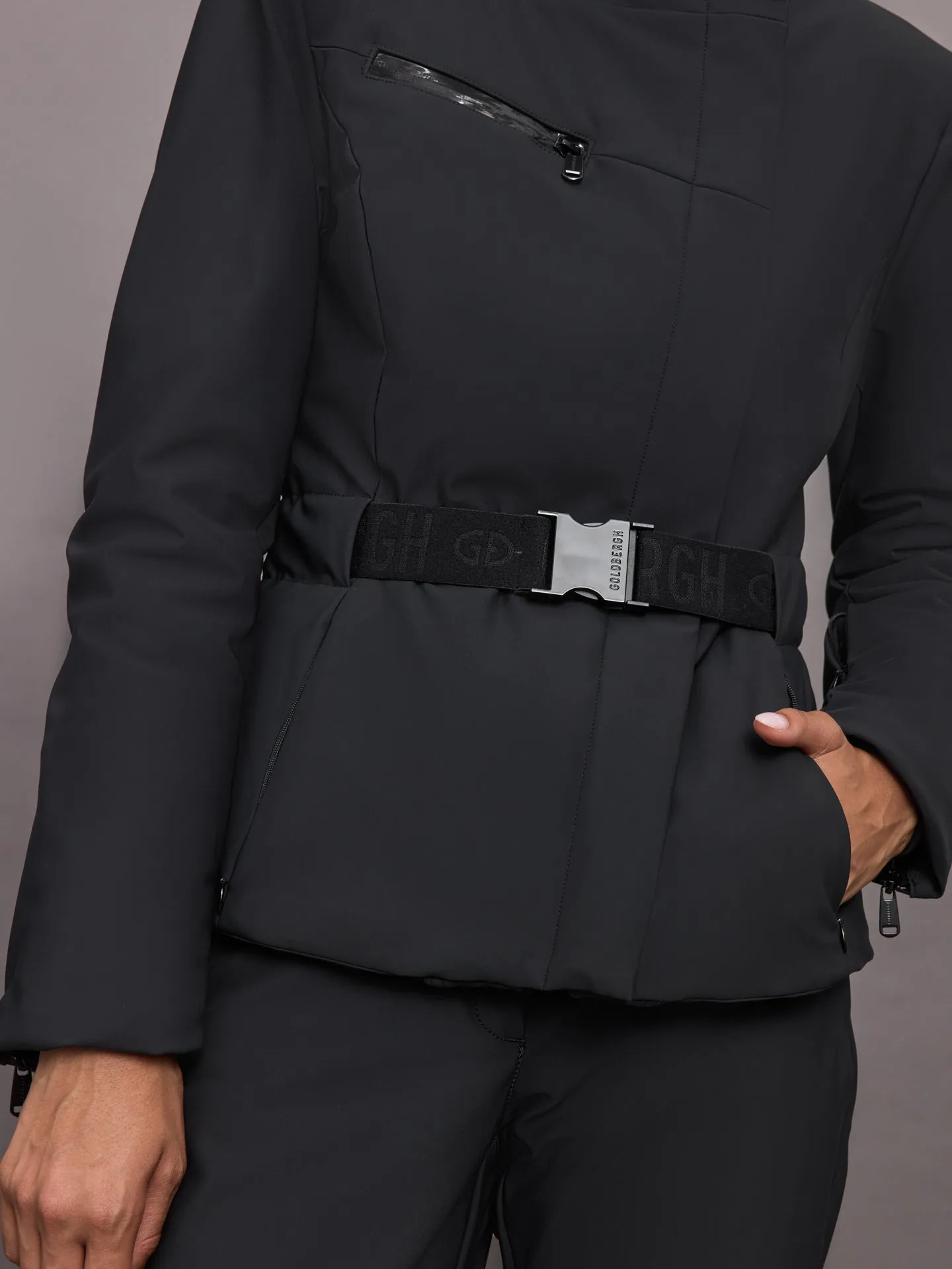 Elegant Ski Jacket - Black sold by Carbon38 product image thumbnail 3