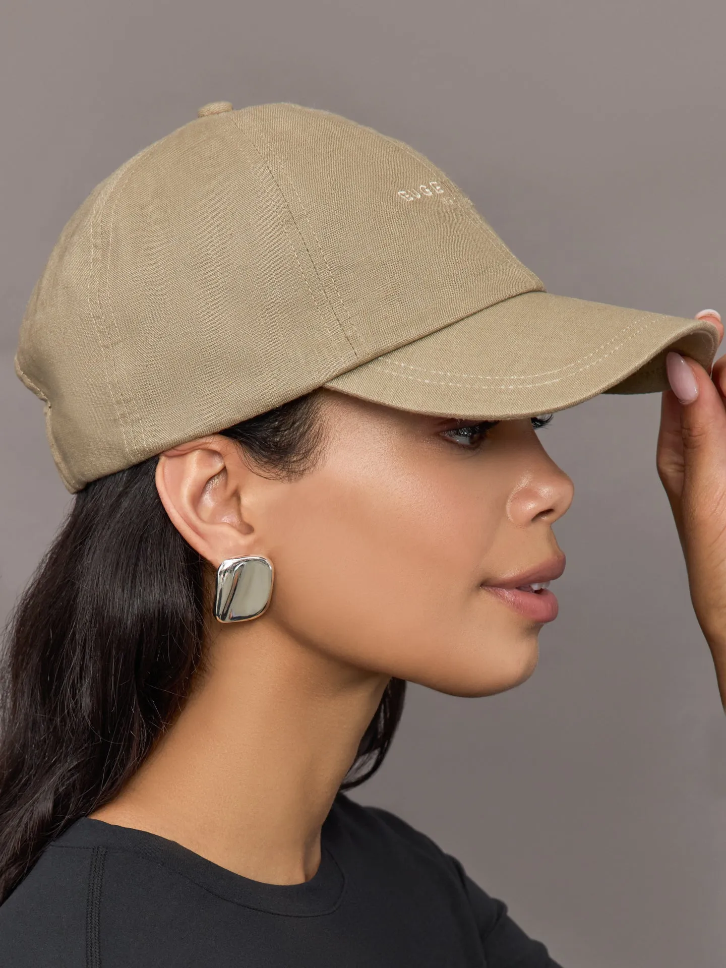 Lo Baseball Cap - Khaki sold by Carbon38
